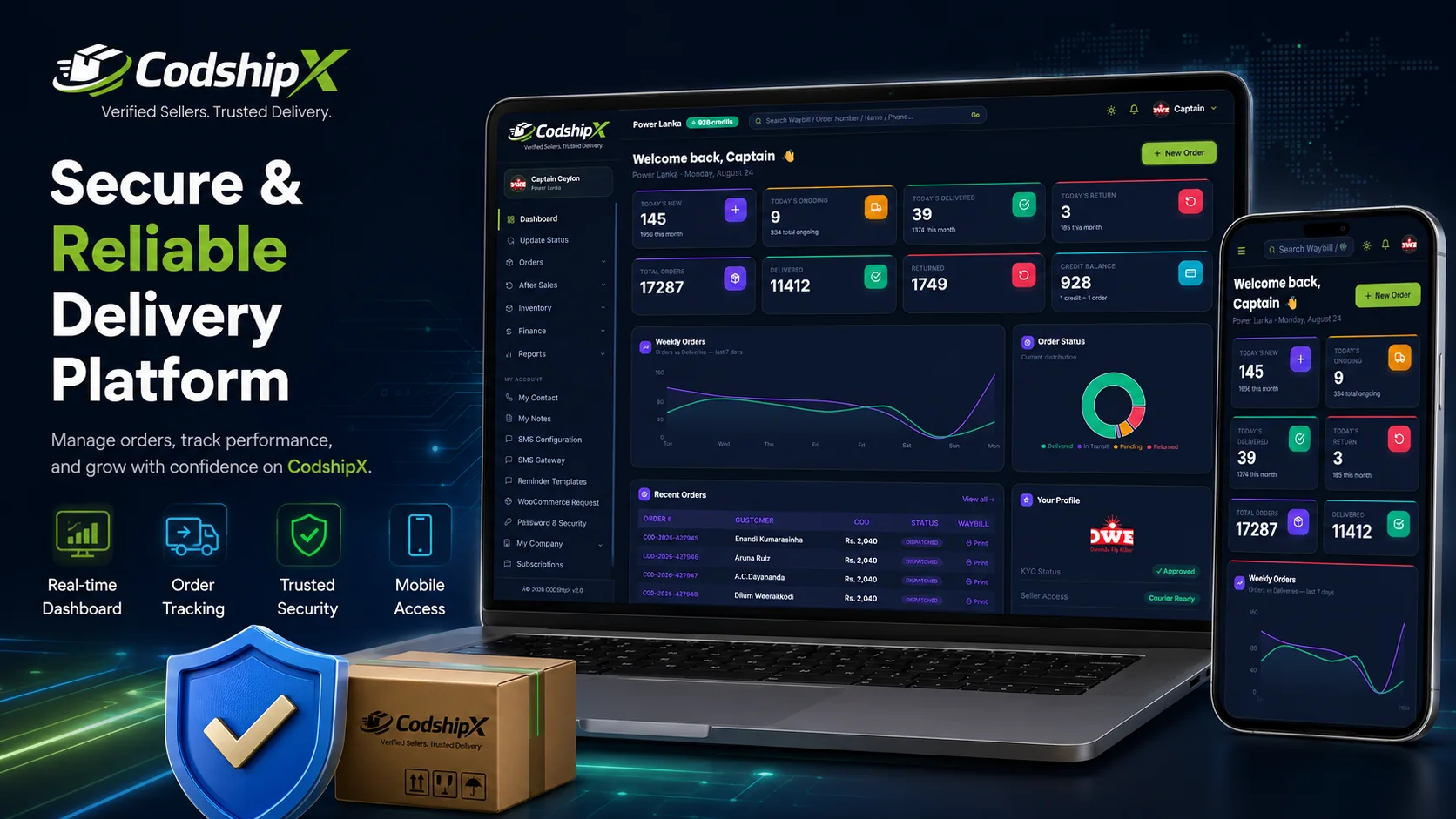 CodshipX seller delivery platform